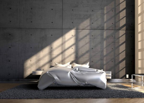 exposed concrete wall